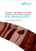 Health Technical Memorandum 05-03: Operational provisions Part C: Textiles and furnishings (Firecode – fire safety in the NHS) [2008 edition]